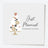 Luxury Foil Wedding Card With Wedding Cake Artwork