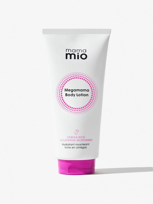Keep your skin feeling smooth, hydrated and oh-so-ready for wherever pregnancy will take you with the Mama Mio Megamama Body Lotion.