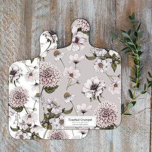 Floral Print Mini Double Sided Chopping Board