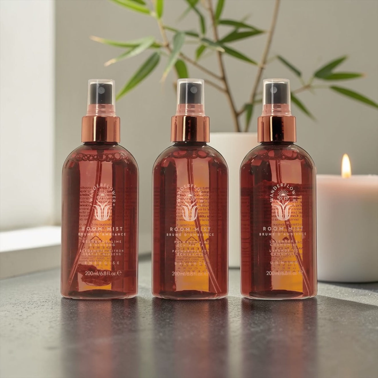 Mood enhancing room sprays in set of 3
