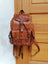 Handmade Premium Moroccan Brown Leather backpack