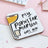 Humorous "My Pornstar Martini Goes Here" Drinks Coaster