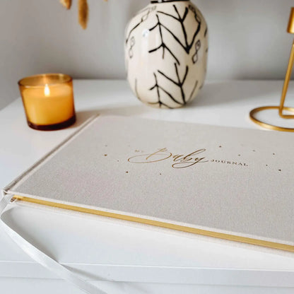Blush & Gold 'My Baby Journal' For New Parents - Keepsake Book
