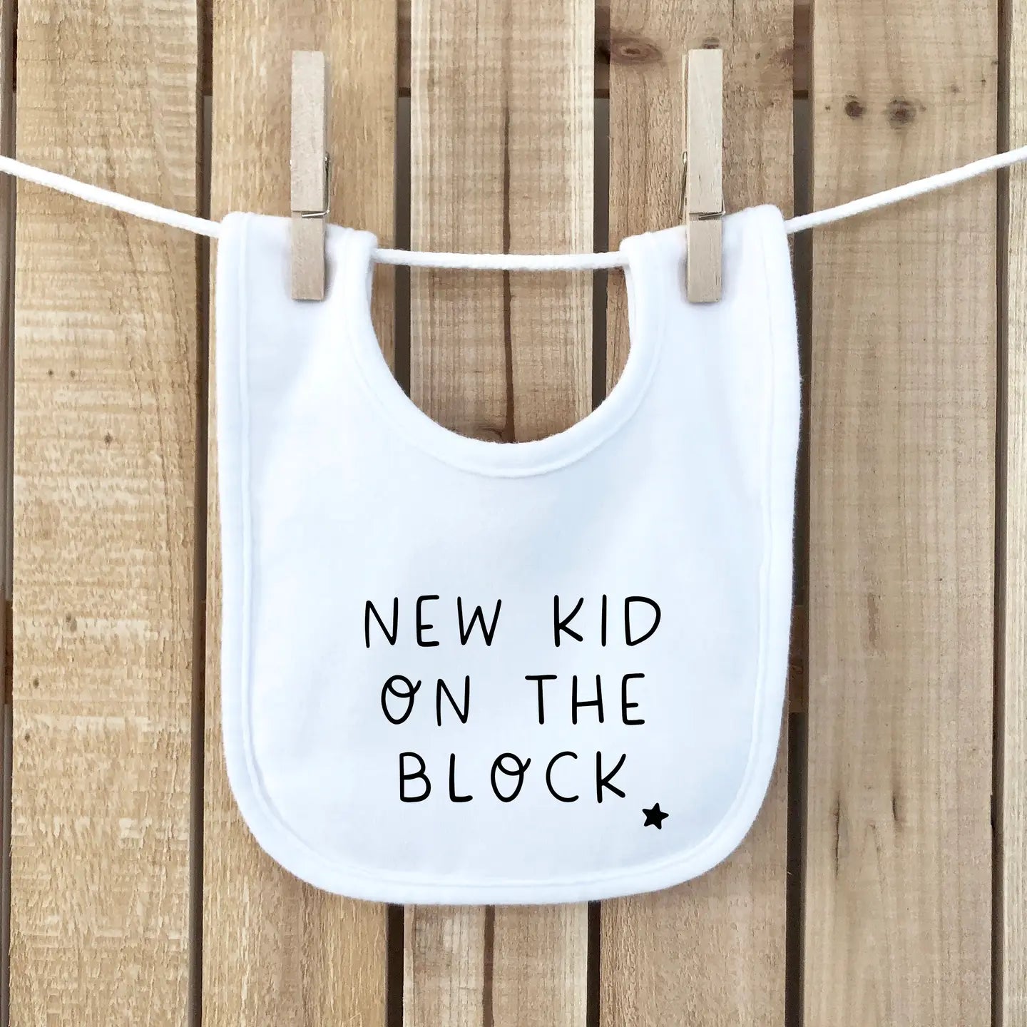New Kid On the Block Baby Bib