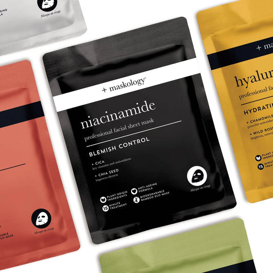 Niacinamide Professional Sheet Mask for blemish control and skin texture improvement.