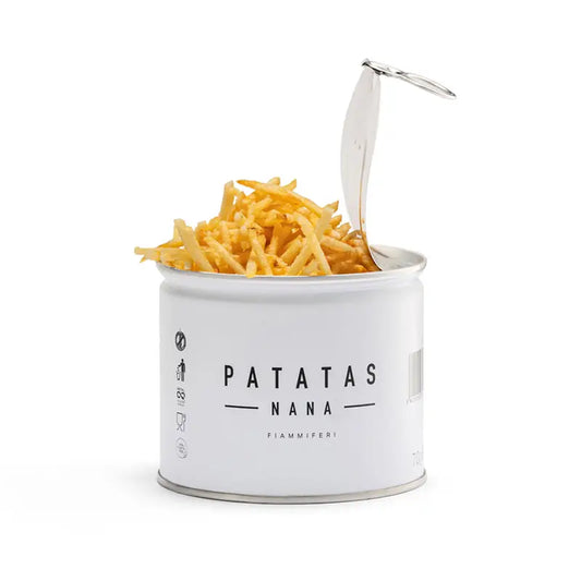 Patatas Nana Potato Crisps in eco-friendly can.