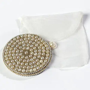 Pearl Handbag Mirror