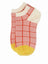 Peper Harrow Grid Women's Cotton Trainer Socks