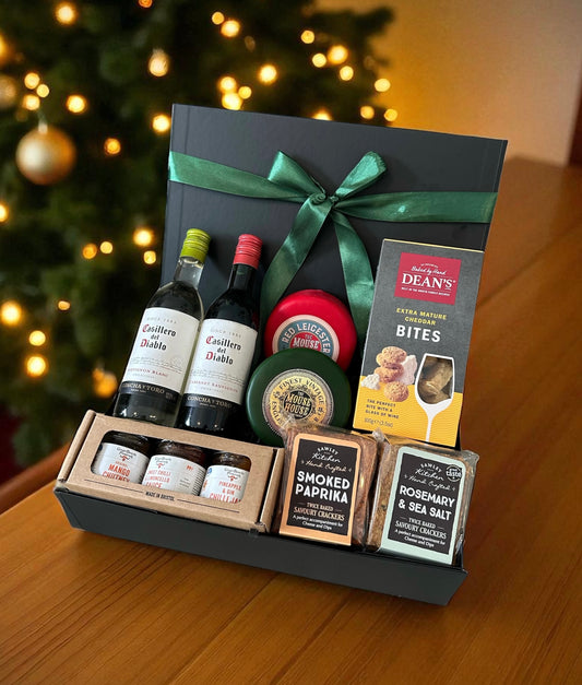 Christmas Cheese and Wine Mini Hamper