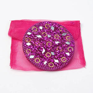 Pink Mosaic Handbag Mirror