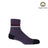 Soft and Comfortable Quarter Crew Men's Mauve Organic Sport Socks