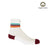 Soft & Comfortable Quarter Crew Men's Organic White Sport Socks