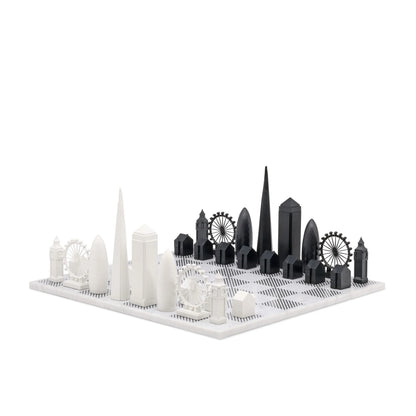 Skyline Chess The London Edition With Carrara Marble Board