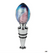 Original Murano Glass Bottle stopper - Silver Spiral