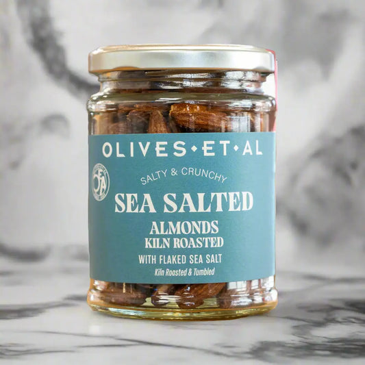 Crunchy kiln roasted almonds with a touch of sea salt. Simple, bold, and perfectly moreish.