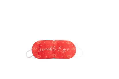 Self-heating eye mask infused with chamomile or lavender for relaxation, eye strain relief and better sleep.