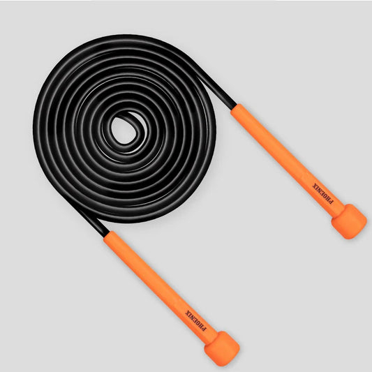 Lightweight Speed Skipping Rope with orange handles for versatile workouts.