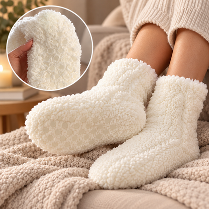 Super Fluffy Slipper Socks | Ivory