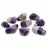 Pretty Amethyst & White Quartz Tumble Stones