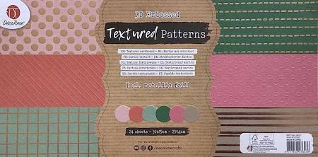 Craft Lovers Textured Paper Book with colorful patterns and metallic foil.