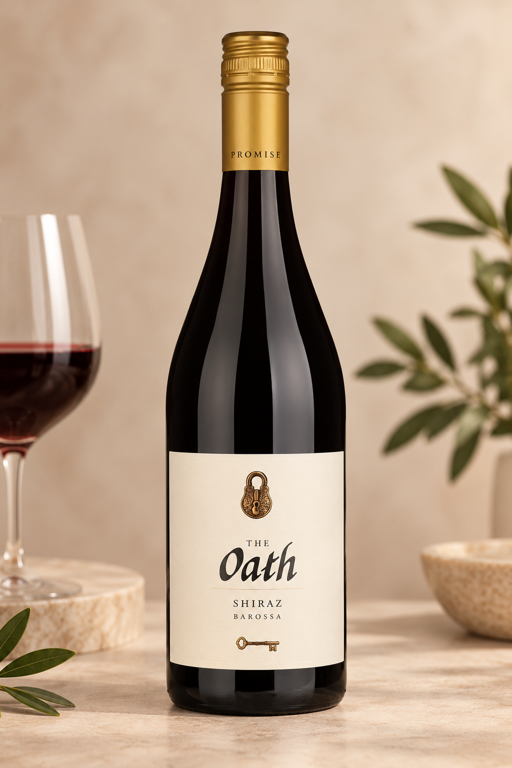 The Oath Shiraz from the Barossa Valley, a rich Australian red with dark fruit, chocolate and pepper. A great gift for wine lovers and Christmas.