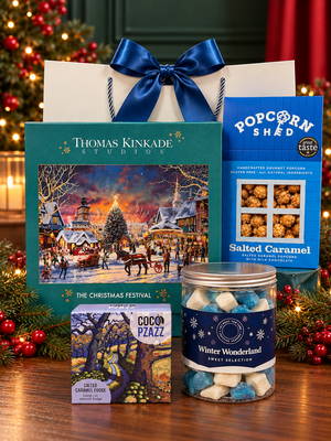 The Winter Wonderland Jigsaw and Treats Gift Bag