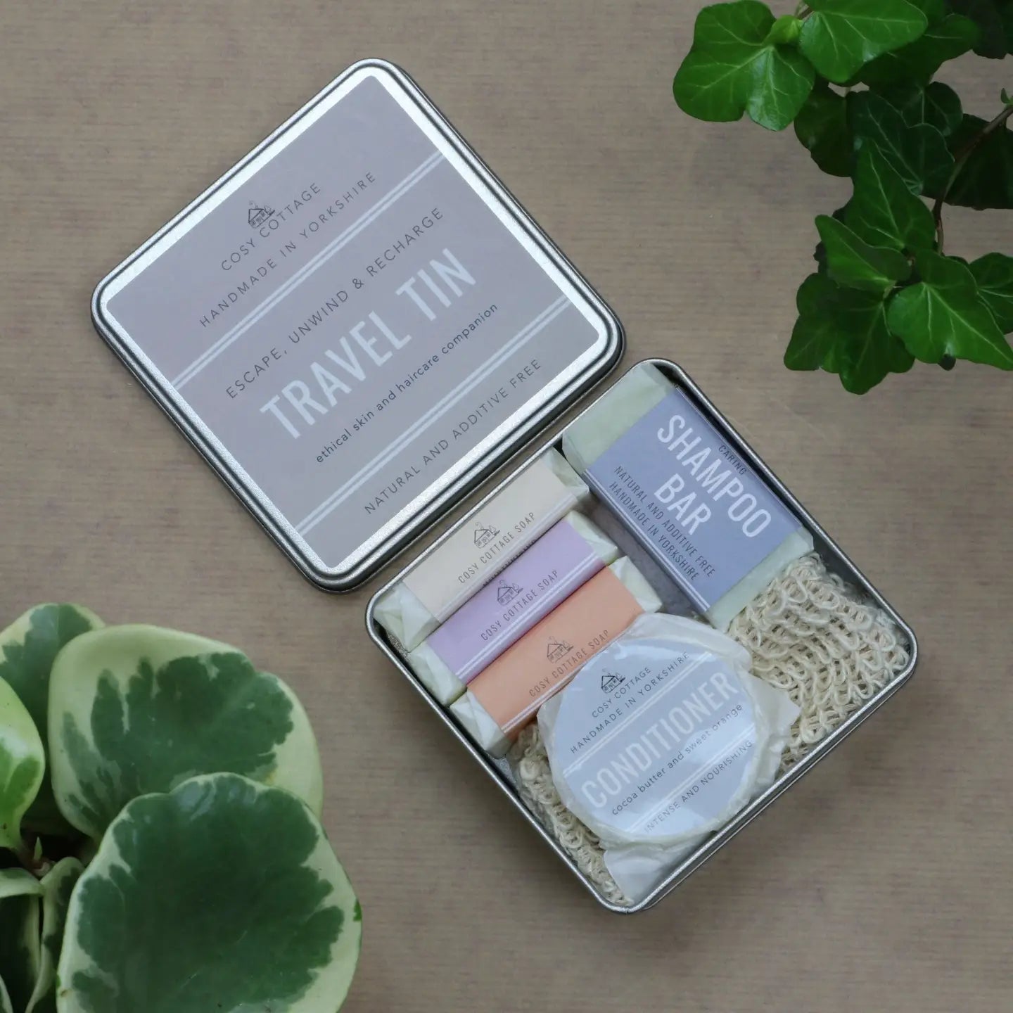 Travel Toiletries Essentials Tin