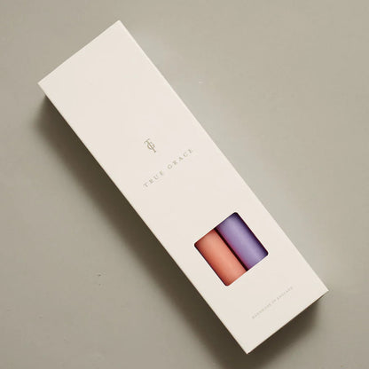 True Grace Pastel Box of 12 Dining Candles