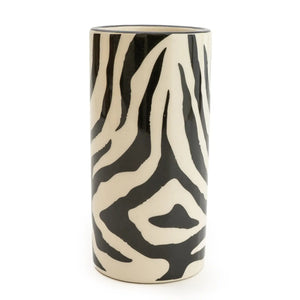 Zebra Print Bathroom Tumbler