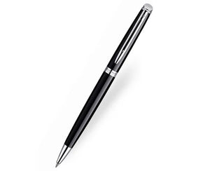 Waterman Hemisphere Black Chrome Trim Ballpoint Pen