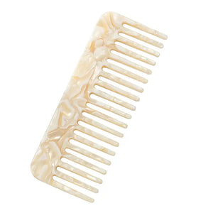 Wide Tooth Comb - Ivory Effect