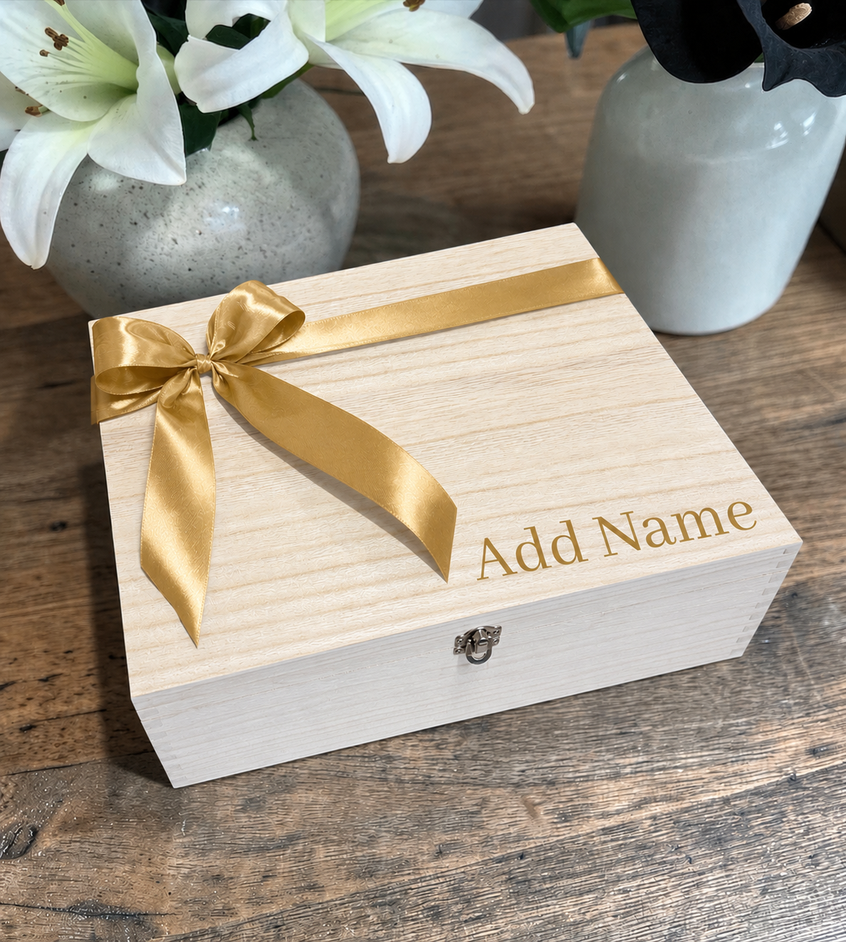 Red and White Wine Wooden Gift Box | Can Be Personalised