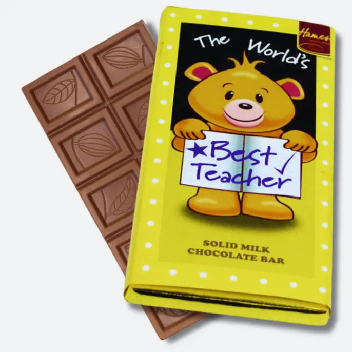 World's Best Teacher Milk Chocolate Bar