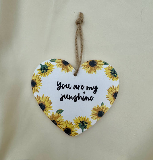 Elegant "You Are My Sunshine" plaque — a timeless, heartfelt gift for someone special and cherished.