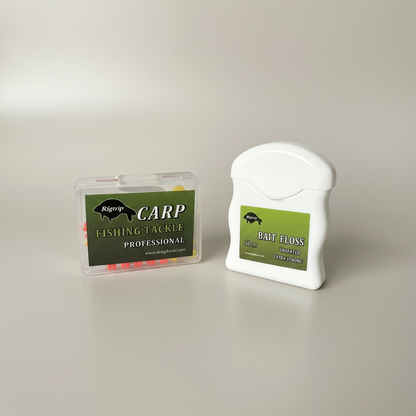 Two fishing tackle products on a gray background