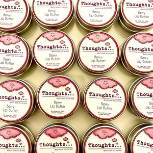 Handmade Vegan Lip Butter - Berry (15ml)
