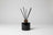 100ml Gloss Black Glass Round Diffuser Bottle