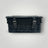 Black Lined Wicker Hamper with Leather Straps