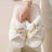 Soft White Cross Strap Indoor Bride Slippers