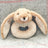 Cute Bunny Soft Baby Rattle Toy - Brown