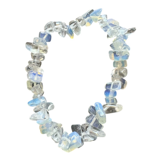 Pretty Opalite Gemstone Chip Bracelet