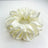 Cream Satin Scrunchie
