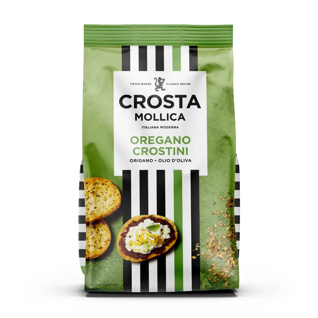 Crosta & Mollica Oregano Crostini Toasted Bread | 150g