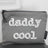 Stylish 'Daddy Cool' Zippered Washbag Pouch