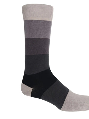 Peper Harow Block Stripe Men's Luxury Socks
