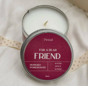 For A Dear Friend Peppered Pomegranate Candle 160g