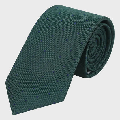 City Pin Spot Silk Tie
