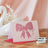 'Happy Birthday' Gold Foil Pink Bow Card