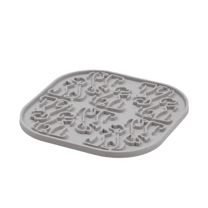 Lickable Mat for Pets with textured surface for slower eating and mental stimulation.