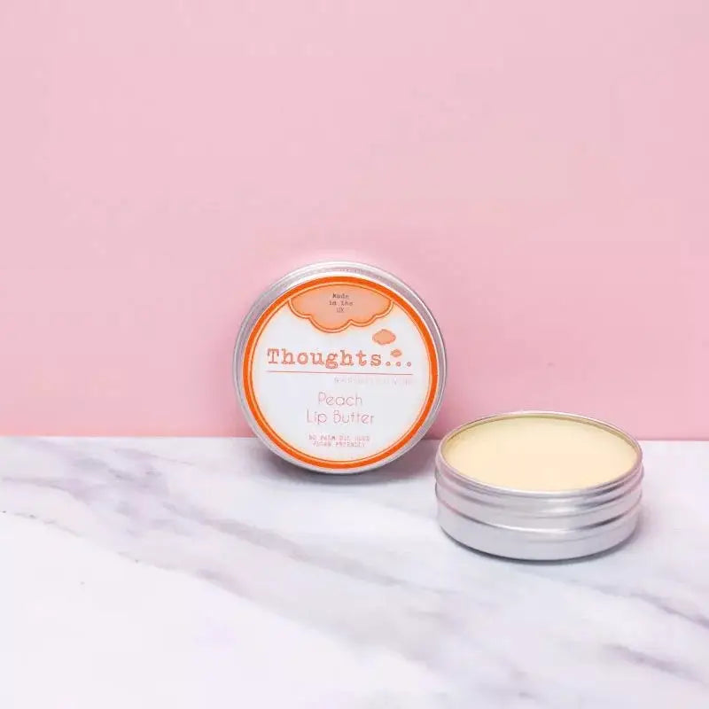 Handmade Vegan Lip Butter - Peach (15ml)